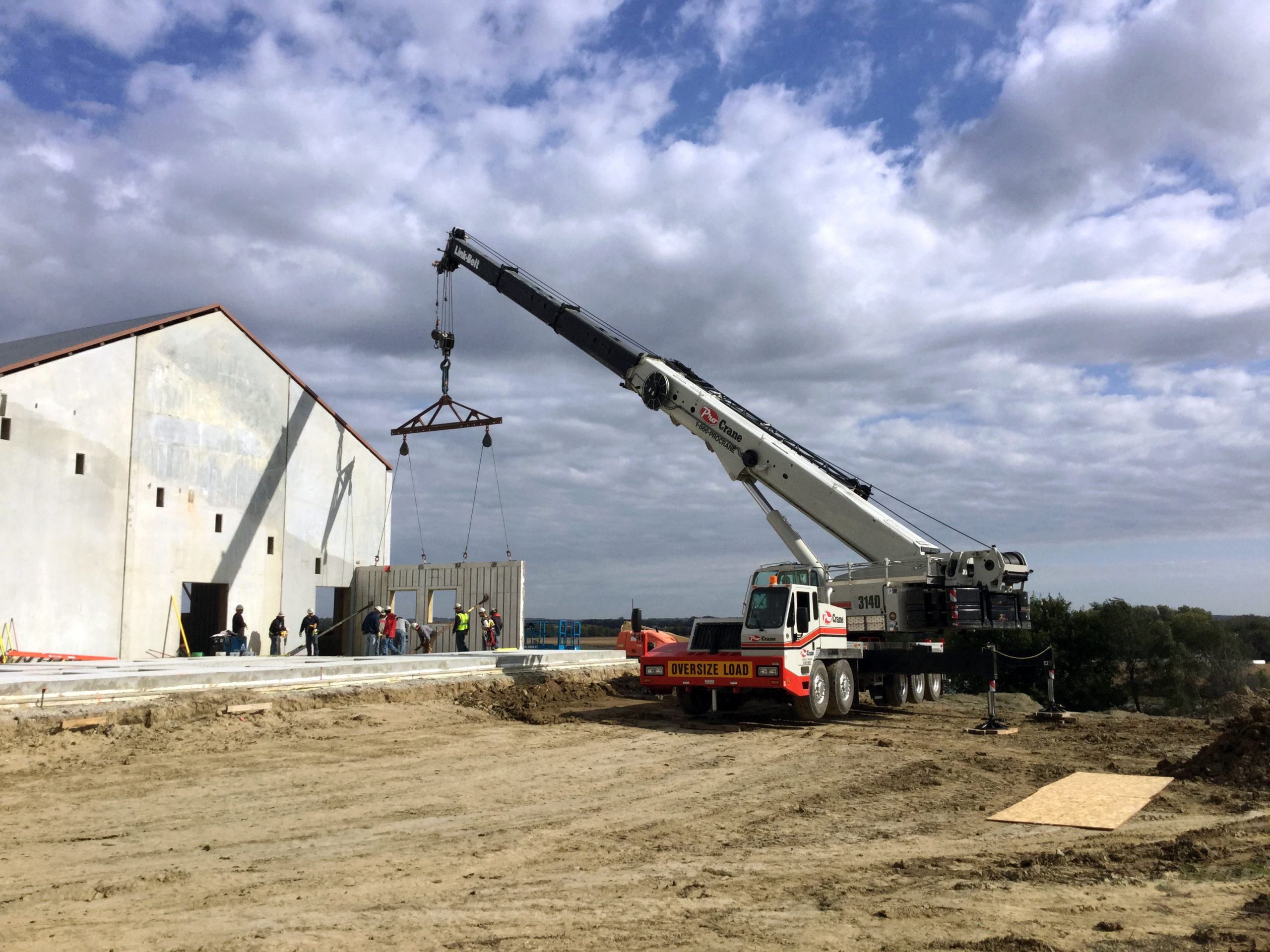 Concrete Frame Placement