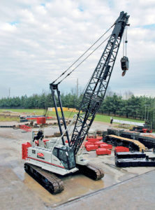 Link Belt 138 rough terrain crane